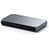 Satechi Thunderbolt 4 Dock Slim Hub Pro, USB C 100W Charging, Single 8K or Dual 4K Display, 4 Thunderbolt 4 Ports, USB 3.2 Ge