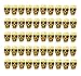 QTMY 50 PCS 4mm Hole Macroporous Metal Skull Spacer Beads for Jewelry Making Supplies in Bulk (Antique Gold)