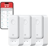 SwitchBot 3 Pack Water Leak Detector for Home, Water Leak Sensor, No Hub | App &amp; Email Alerts, 100dB Water Alarm, IP67 Waterproof, detects 0.5mm leaks/drips/water levels, 2.4GHz WiFi, 2-year battery