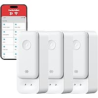 SwitchBot WiFi Water Sensor, 100dB Adjustable Alerts & App Alerts, IP67 Waterproof, Smart Water Leak Detector for Kitchen, Ba