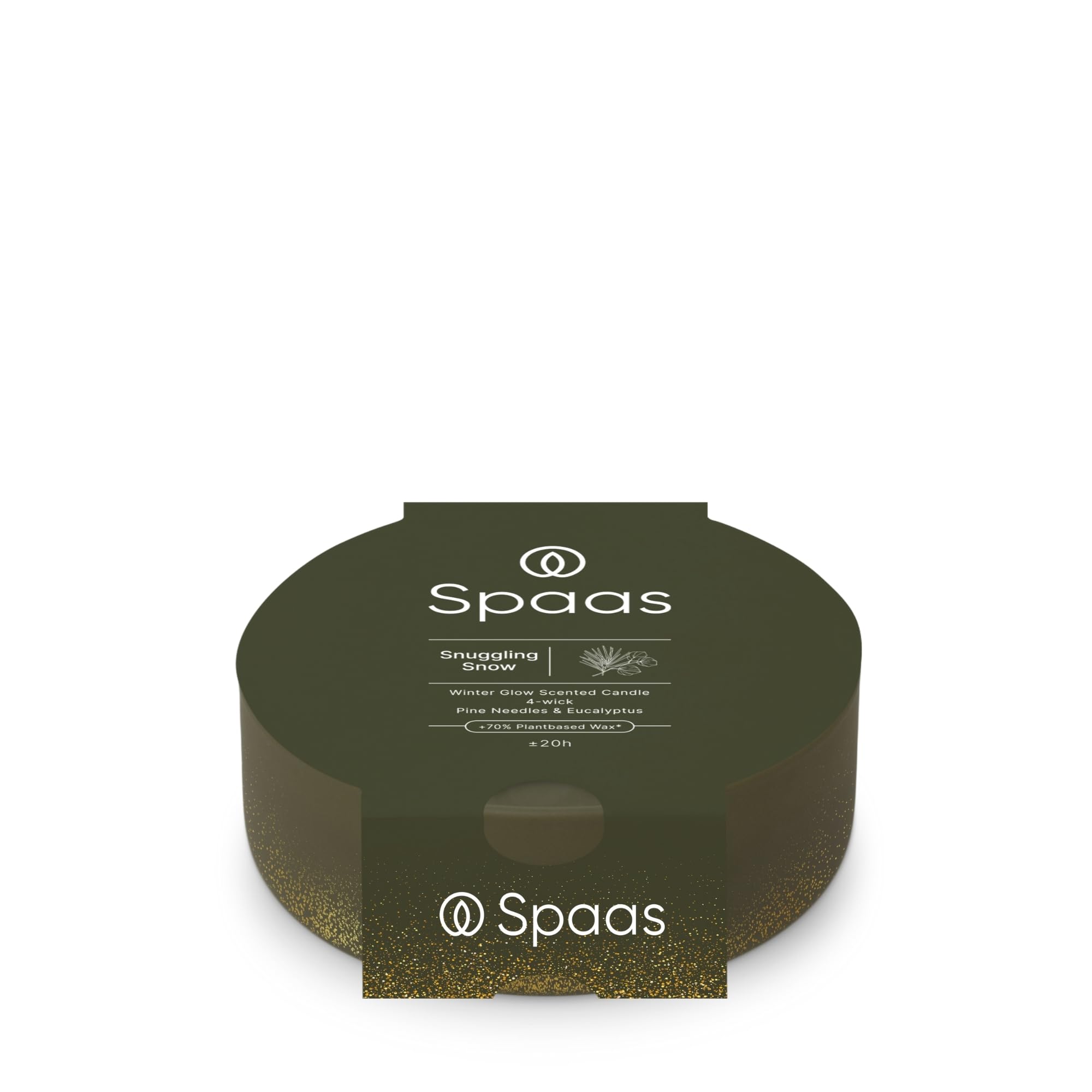 Spaas Winter Glow Scented Candle 4-Wick 20h, Snuggling Snow