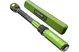 etoolab 1/4-Inch Drive Click Torque Wrench 10-230 in.lb/1-26 Nm, Dual-Direction Adjustable 72 Tooth Click Torque Wrench for MTB, E-Bike, Moto Maintenance