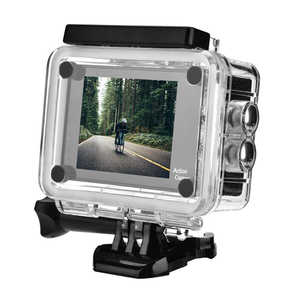 VBESTLIFE Action Camera Outdoor WiFi HD 1080P with Waterproof Housing Mounts Accessory Kit, for Sports Activities Like Climbing Diving Cycling