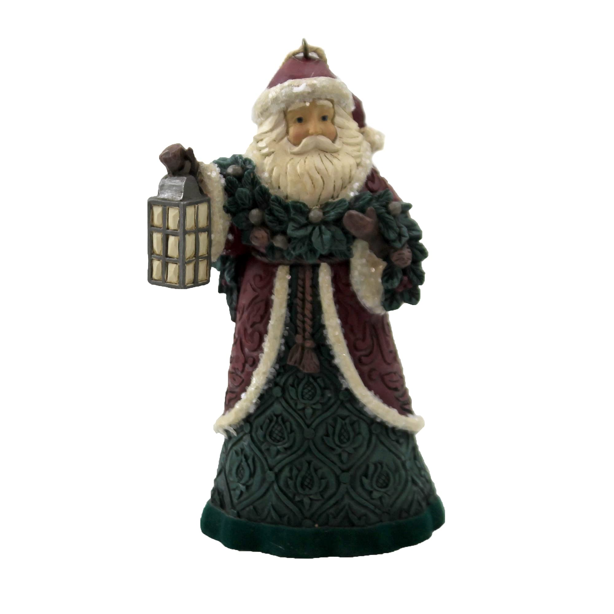 Heartwood Creek by Jim Shore Santa With Lantern Hanging Ornament