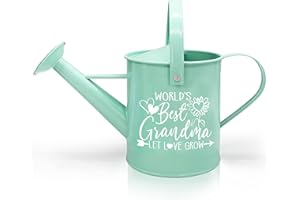 pinata Gifts for Grandma on Mothers Day, Grandma Gifts from Grandchildren, Birthday Gifts for Grandma, Nana Mimi Gigi Gifts, Best Grandma Ever Gifts, Mint Metal Watering Can Garden Gifts for Mom