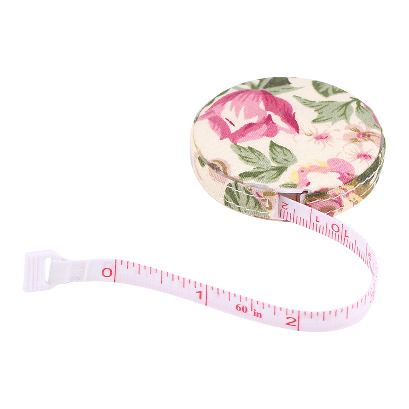 Retractable Soft Tape Measure for Body, Dual Sided Pocket Tailor Measuring Tape, 150cm 60in Body Measuring Ruler, Tape Measuring for Tailoring and Sewing Clothes(No. 2)