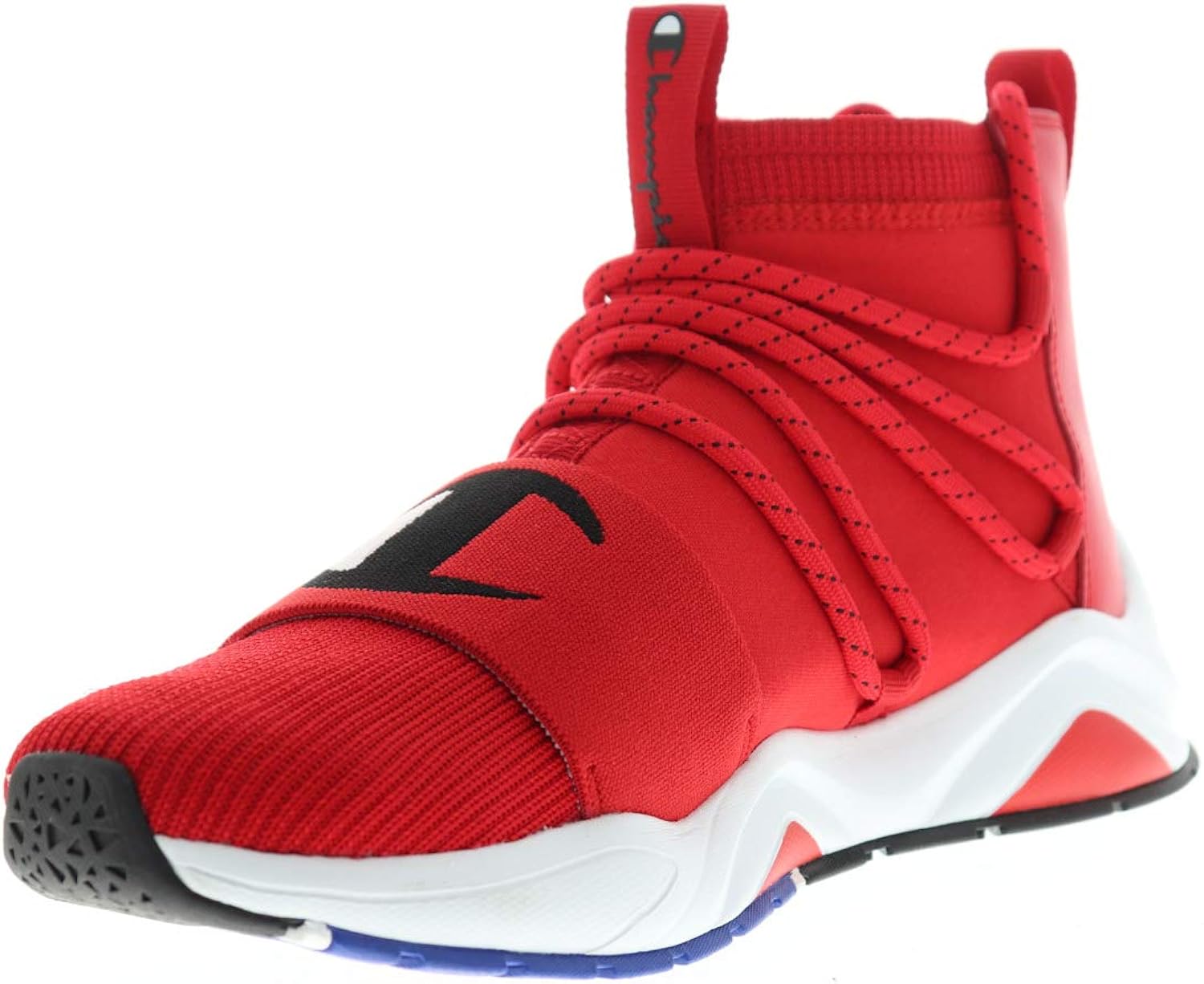 champion rally hype mid scarlet shoes