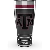 Tervis Traveler Texas A&M Aggies - Night Game Triple Insulated Tumbler Travel Cup Keeps Drinks Cold & Hot, 30oz, Stainless Steel