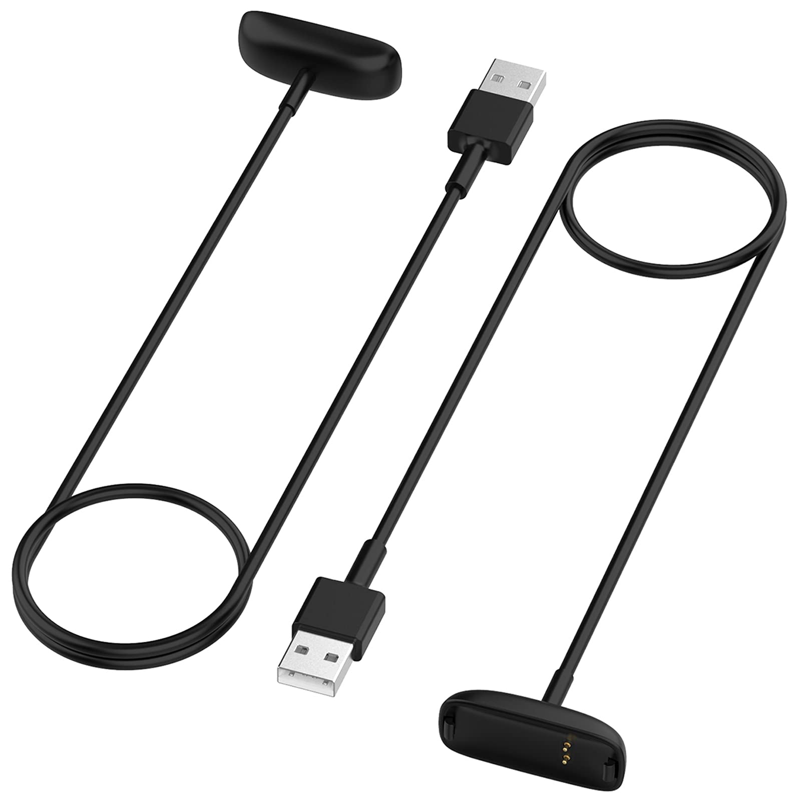 TopPerfekt [2-Pack] Charger Cable for Fitbit ACE 3, Replacement Charging Cable Accessory for Fitbit Inspire 2 and ACE 3 (2-Pack 3.3 ft)