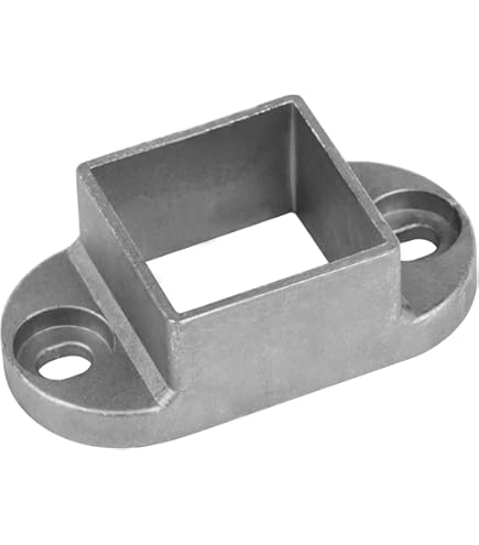 Raccords 3 Voies Pour Tube Carré Acier 25,4mm - Lot De 2 Connecteurs Horizontaux Avec Boulons Pour Garde-corps