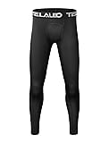 TELALEO Boys Thermal Compression Leggings Pants
