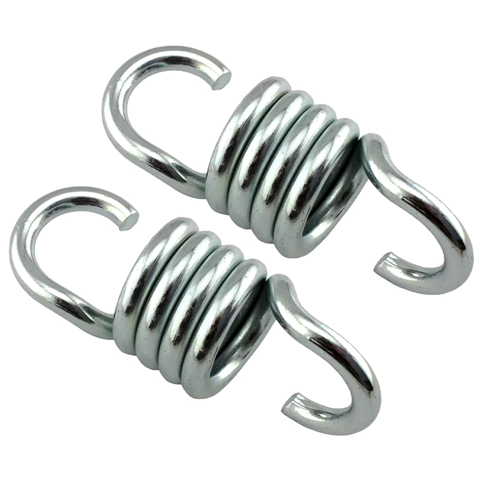 2-Piece Hammock Spring Set, Hardened Galvanized Steel Extension Springs for Hanging Hammock Chairs and Porch Swings, Heavy Duty, Load Capacity 500 kg/1102.3 lb"