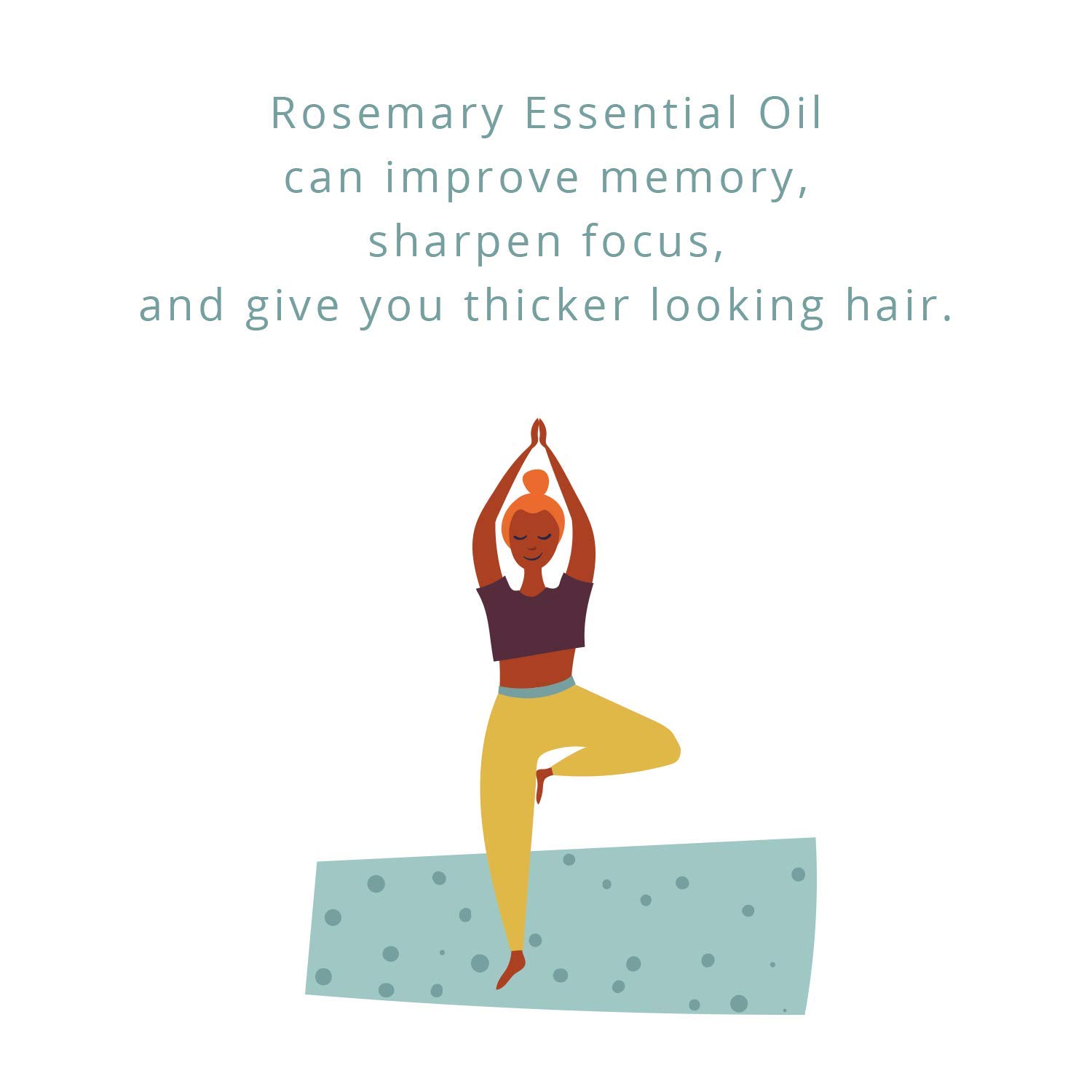 100% Pure Rosemary Essential Oil for Therapeutic Aromatherapy Stimulating Scalp Treatment for Healthy Hair Growth Anti Aging Antioxidant Ancient Beauty Elixir Natural Skin Care for Acne and Wrinkles: Beauty