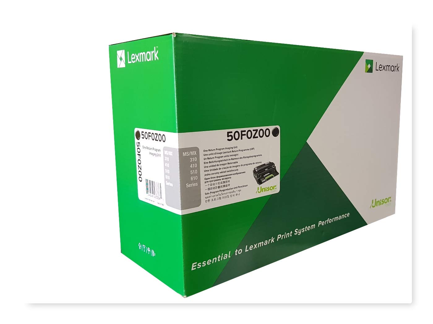 Lexmark 50F0Z00 500Z MS/MX 310 410 510 610 Imaging Drum Unit (Black) in Retail Packaging
