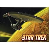 Ata-Boy Star Trek Starship Enterprise 2.5" x 3.5" Magnet for Refrigerators and Lockers