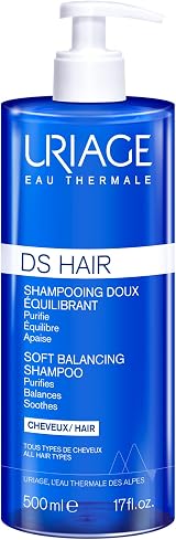 Uriage DS Hair Soft Shampoo Edelweiss 500ml Sensitive Scalp Purify Soothe Soft view 1