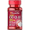 Puritan's Pride Q-Sorb CoQ10 100mg, Supports Heart Health, 60 Rapid Release Softgels, 60 ct