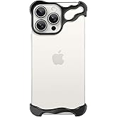 aidvaia Phone Case Compatible with iPhone 16 Pro Max Compatible with Lens Camera Protection, Frameless Minimalist Design, Extremely Highlighting Personality