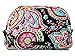 Vera Bradley Luggage Women's Medium Zip Cosmetic Parisian Paisley Luggage Accessory