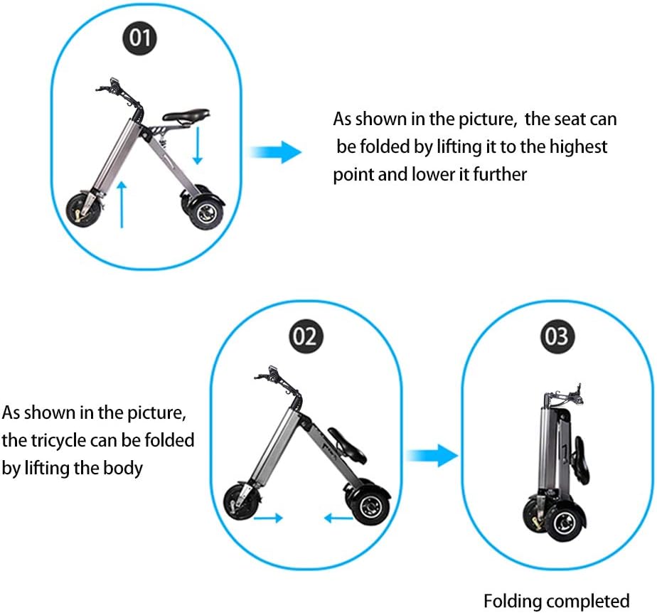 topmate es31 electric scooter mini foldable tricycle