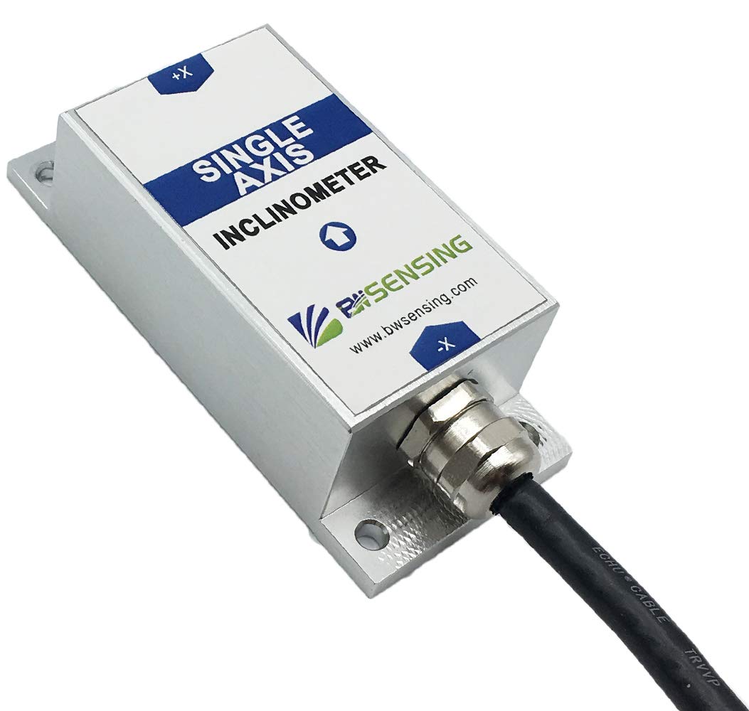 Bwsensing Tilt Sensor BWL318 Single Axis Inclinometer with 0.01 Degree