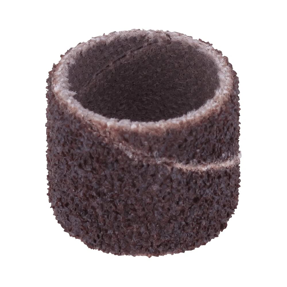 Dremel 408 Sanding Bands Multipack, 6 Sanding Bands (13 mm - Grit 60) for Sanding, Shaping and Smoothing Wood and Plastic Materials