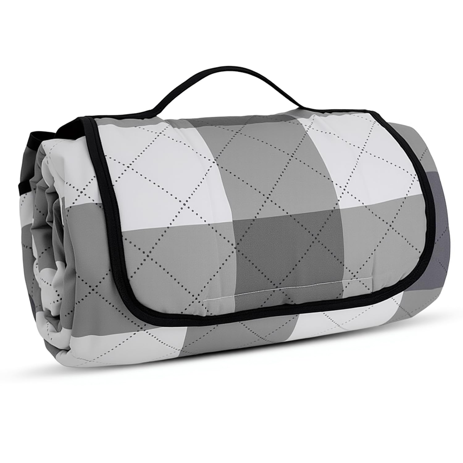 bellmeanin Picnic Blanket Waterproof 200x200cm Large Beach Blanket Camping Blanket Outdoor Foldable Beach Blanket With Handle Machine Washable for Camping Park Garden Hiking and Family Fun