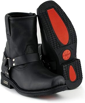 mens short engineer boots