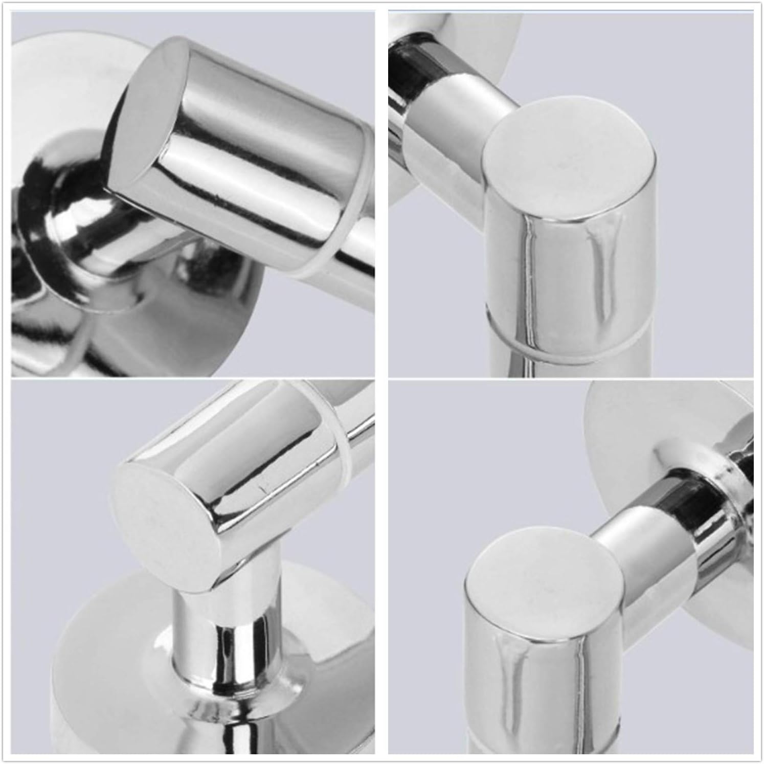 Swivel Towel Bar Bathroom Wall Mounted Towel Rack Swing Out Rotating Hanger Towel Holder Storage Organizer Space Saving for Bathroom(3 Arms) - Image 5