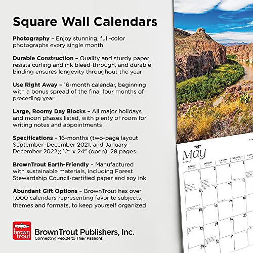 Farmers' Almanac 2022 12 x 12 Inch Monthly Square Wall Calendar
