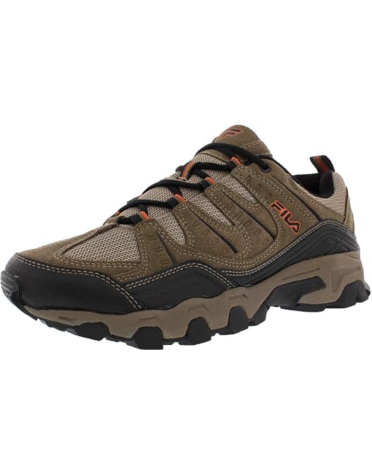 Amazon.com | Fila Mens Grand Tier Mid, Color: Mbrn/Blk/Vorn  display picture 1