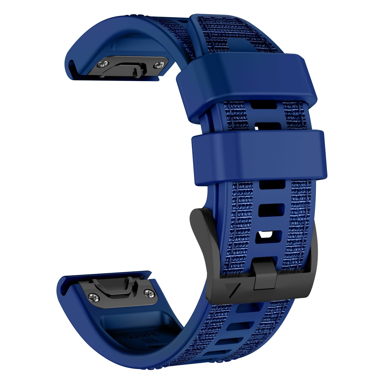 OVERSTEP Compatible for Fenix 5 Strap, 22mm Wide Soft Silicone Replacement Strap for Fenix 5/Fenix 5 Plus/Fenix 6/Fenix 6 Pro/Fenix 7/Forerunner 935/945 /955/965/Epix Pro 47mm