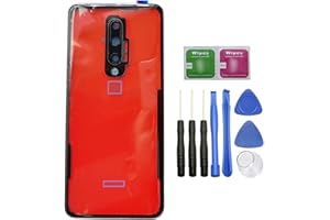 Ubrokeifixit for OnePlus 7 Pro Rear Back Glass Door Cover Replacement with Camera Glass Lens/Flash for OnePlus 7 Pro 6.67" GM1911 GM1913 GM1917 GM1910 GM1915 (NOT for OnePlus 7 6.41") (Clear)