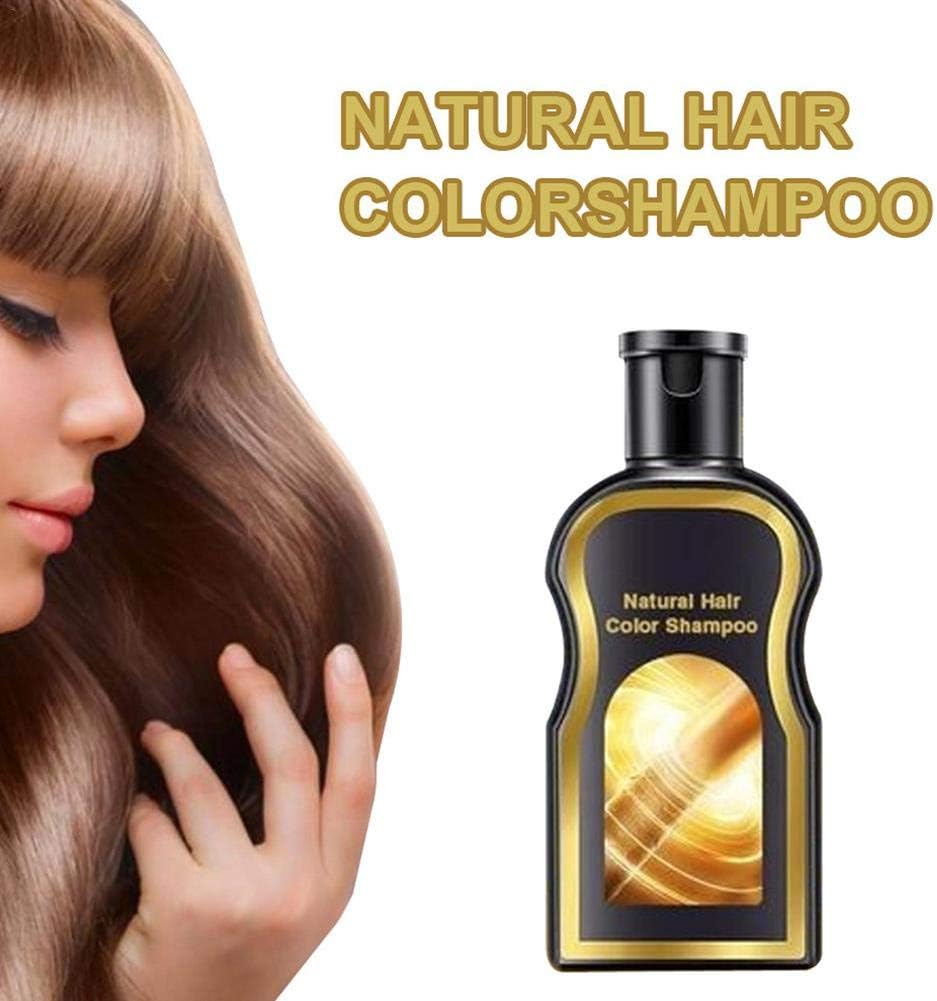 200ml Grey Hair Darkening Shampoo,Grey Reverse Hair Color Shampoo,Natural Darkening Shampoo and Conditioner Organic Hair Darkening Shampoo
