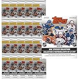 2019/20 Topps NHL Hockey Sticker Collection Starter Kit (20 packs & 1 album)