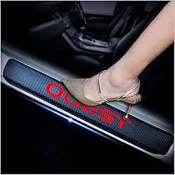 kaiweiqin 4Pcs Car Door Sill Scuff Plate Cover for