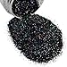 Mandy Nail Glitter Powder Nail Art DIY UV Shiny Glitter Dust (Black)