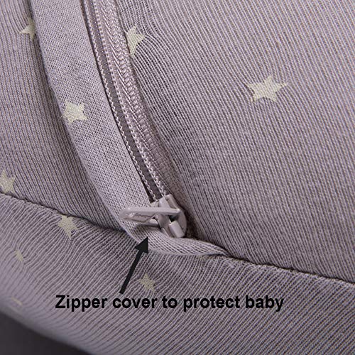 Bobby Pillow Baby Nursing Pillow for Breastfeeding Mothers  Flame Resistant Filling， Perfect Baby Shower Gift - Thumbnail 3