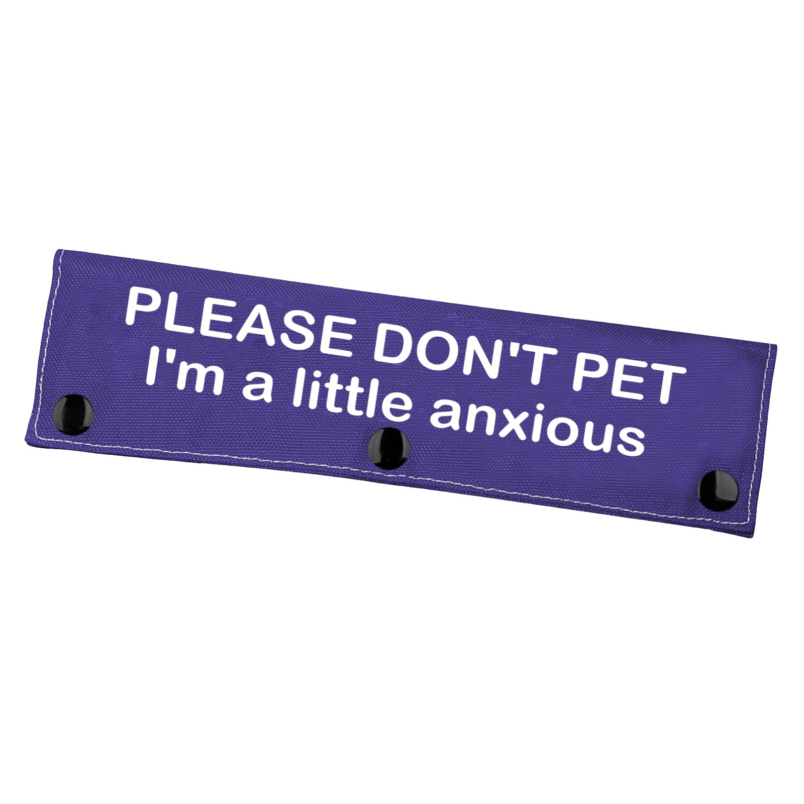 Zuo Bao Dog Leash Sleeve Please Don't Pet I'm A Little Anxious (Little Anxious) - 22cm x 6cm