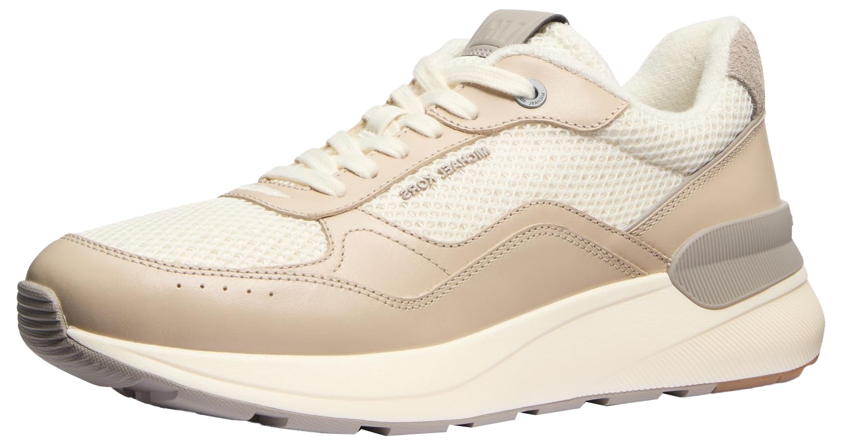 Michael Kors Men’s Trevor Trainer, Light Sand Multi, 7.5