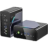 GMKtec K12 Gaming Mini PC Oculink AMD Ryzen 7 H 255 (Upgraded 8745HS) 32GB DDR5 RAM 512GB SSD, Desktop Computer Radeon 780M Graphics, 3X M.2 2280 Storage Expansion, Dual NIC 2.5G, HDMI 2.1, USB4