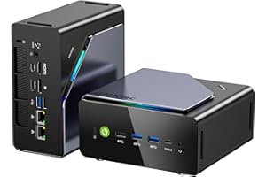 GMKtec K12 Gaming Mini PC Oculink AMD Ryzen 7 H 255 (Upgraded 8745HS) 32GB DDR5 RAM 512GB SSD, Desktop Computer Radeon 780M Graphics, 3X M.2 2280 Storage Expansion, Dual NIC 2.5G, HDMI 2.1, USB4