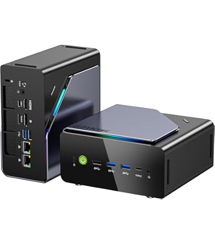 GMKtec ミニPC DDR5 USB 3.0 HDMI Amazon.com: GMKtec Gaming Mini PC AMD Ryzen 7 PRO 6850H(4.7