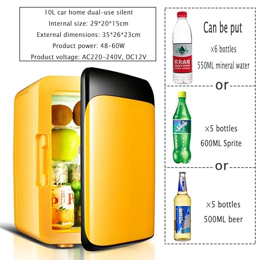 YIWANGO Portátil Refrigerador 10L BAJO Consumo Fácil De Limpiar ...