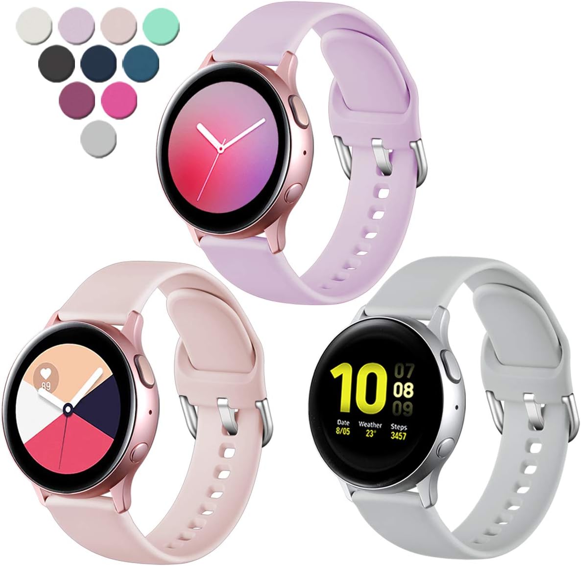 Lerobo Bandas compatibles con Samsung Galaxy Watch Active/Active 2 40