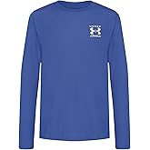 Under Armour Boys Long Sleeve Shirt, Crewneck, Lightweight and Breathable