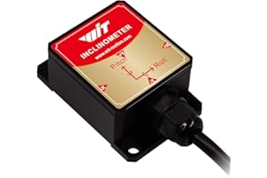 WITMOTION [Industrial-Grade Accelerometer+Inclinometer] HWT905-TTL MPU-9250 9-axis Gyroscope+Angle(XY 0.05° Accuracy)+Digital Compass with Kalman Filter, Temperature&Magnetometer Compensation, IP67 Waterproof