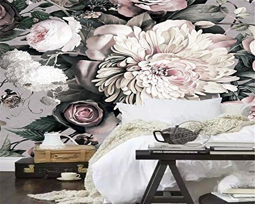 Wapel 3D Wallpaper Modern Style Large Floral Mural Living Room Bedroom Television Background Photo Wallpaper for Walls 3 D Silk Cloth 200x140CM