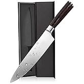 Japanese Chef Knife, 8 Inch, HC Steel, Paring Knife, Premium Chef Knife Professional Unique Gift for Men/Women, Mom/Dad, Prem