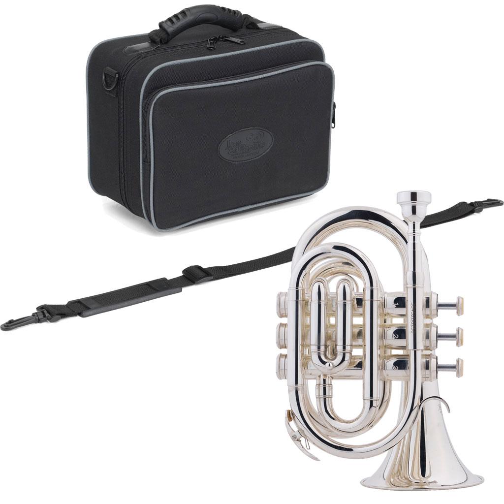 Jean Baptiste JBPT384SX Pocket Trumpet Silver Finish Amazon.ca